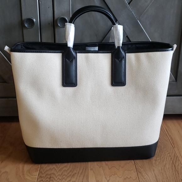 Canvas MK tote - Picture 2 of 6